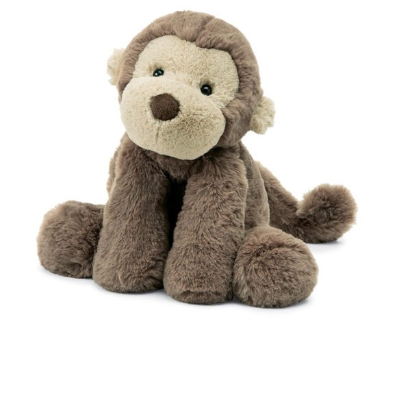 Authentic NWT Jellycat Smudge Monkey Medium Stuffed Animal Plush Toy ONLY ONE - Picture 6 of 8